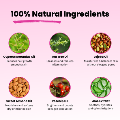 Cyperus Rotundus Oil Hair Removal